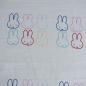 Preview: Dekostoff Canvas Miffy Nientje bunt weiß